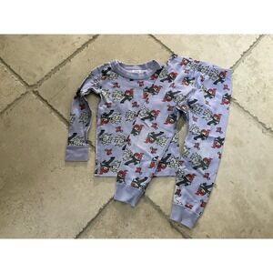 Hanna Andersson Black Widow Purple Long Sleeve Pajama Long Johns Size 90 (3)